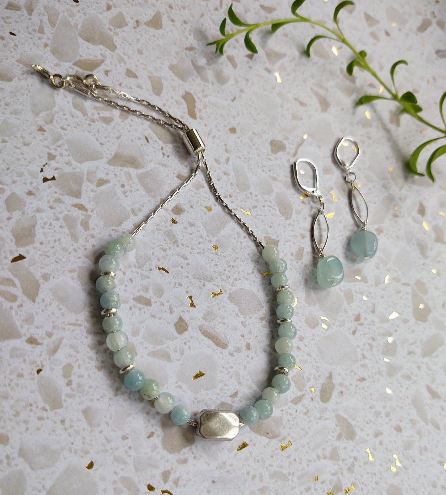 Summer Light {bracelet and earrings set}