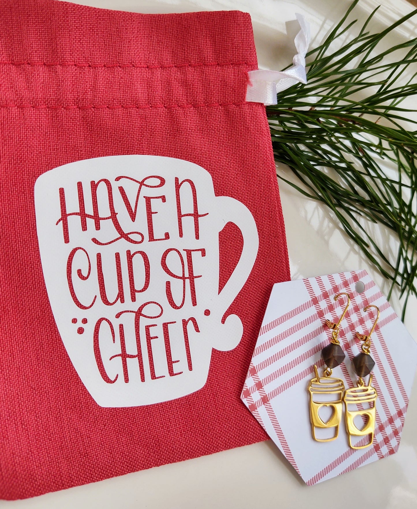 Cup of Cheer gift {Smoky Quartz}