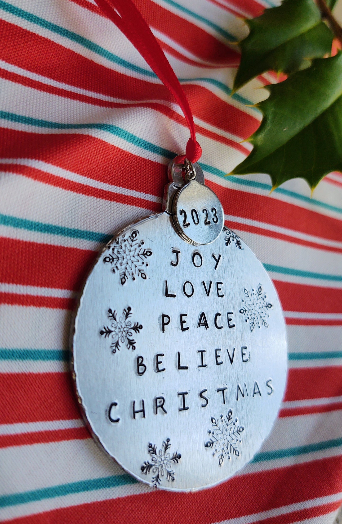 Christmas 2023 "Word Tree" ornament