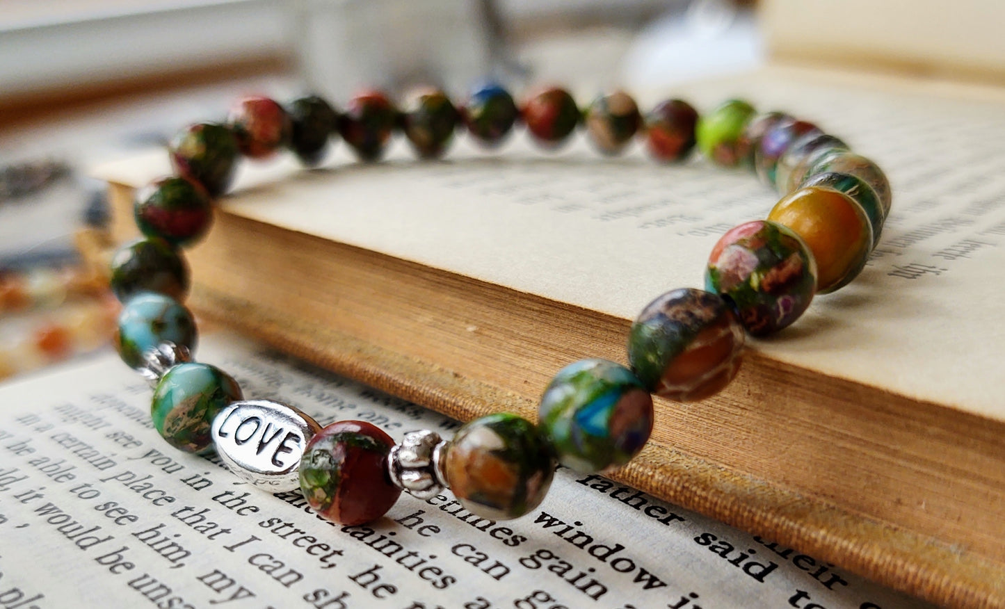 Love {Impression Jasper} bracelet