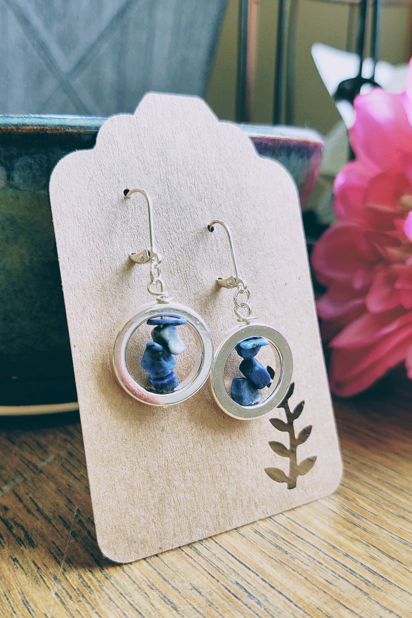 Lapis Cairn Earrings