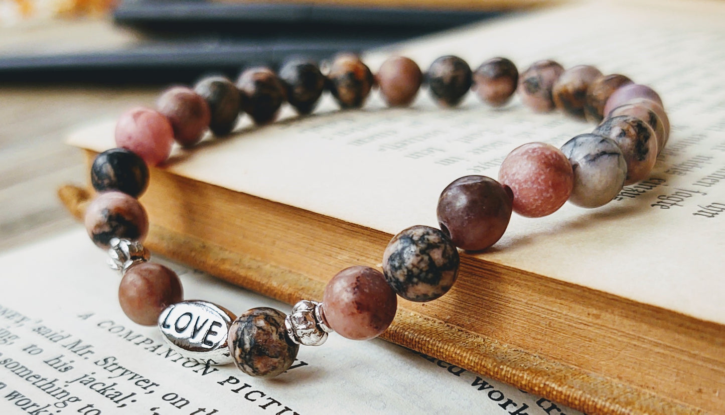 Love {Rhodonite} bracelet