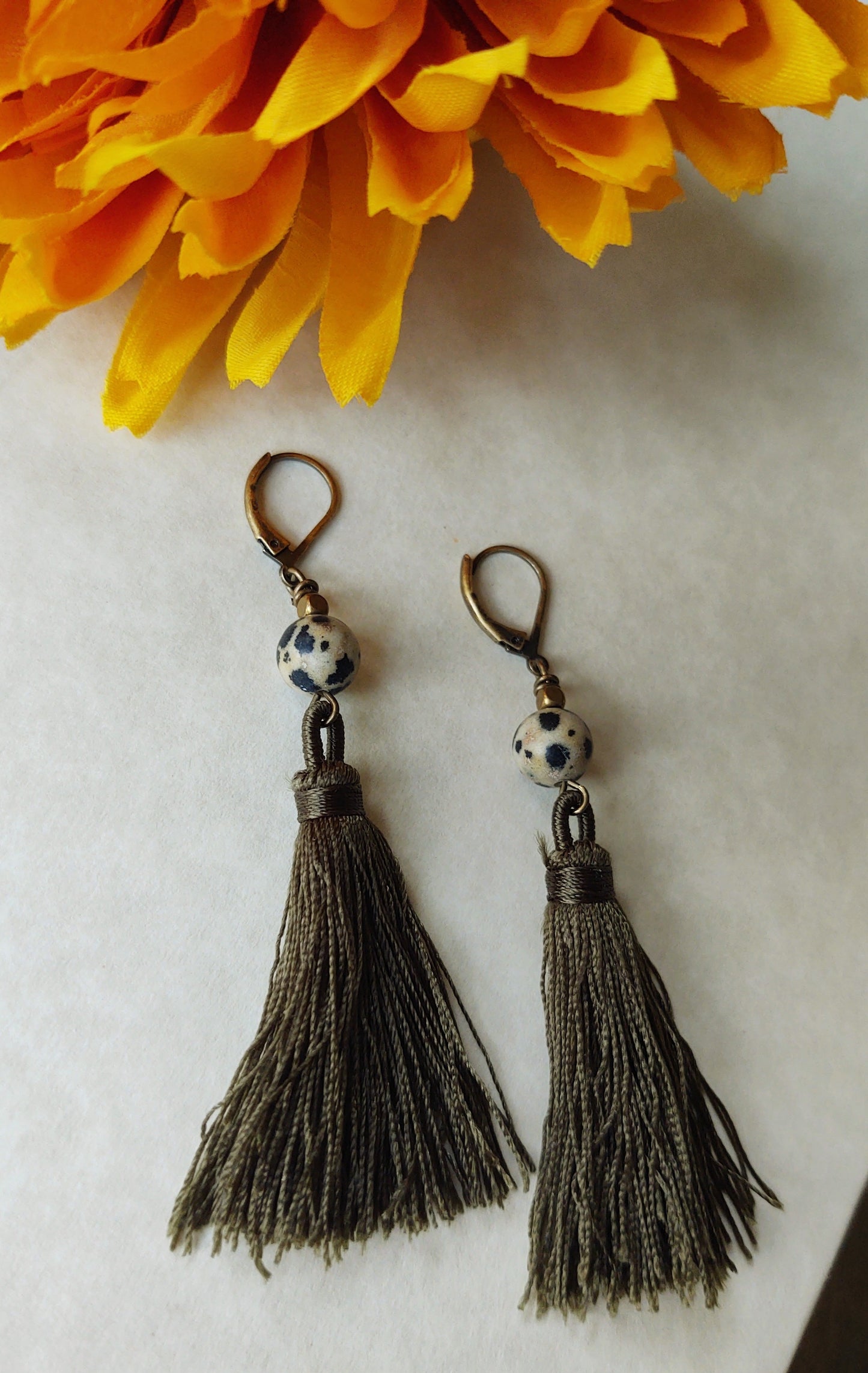 Olive Autumn {earrings}