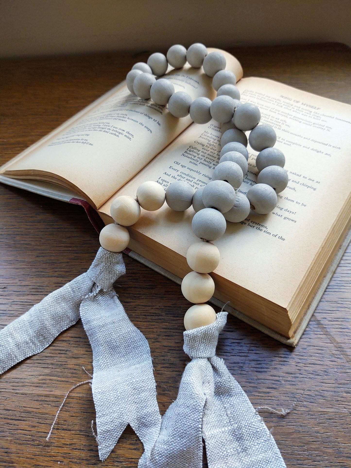 {Concrete} Beaded Garland