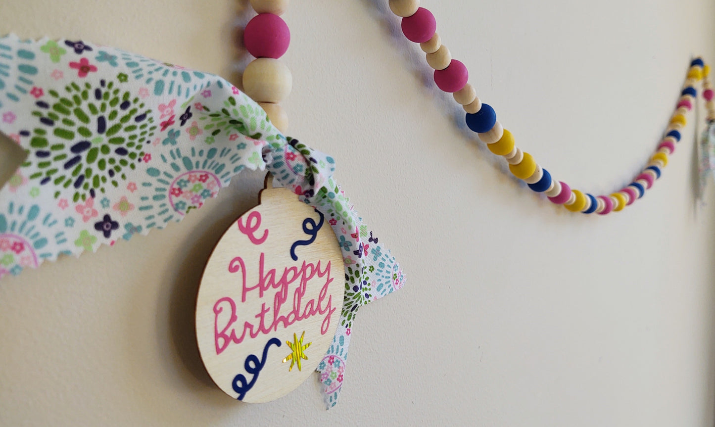 Confetti Birthday Garland