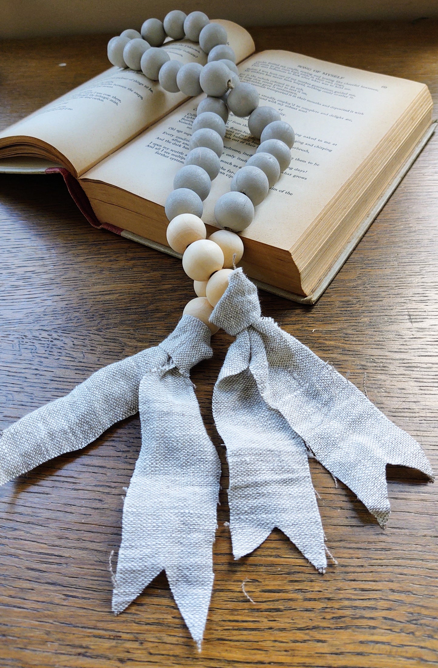 {Concrete} Beaded Garland