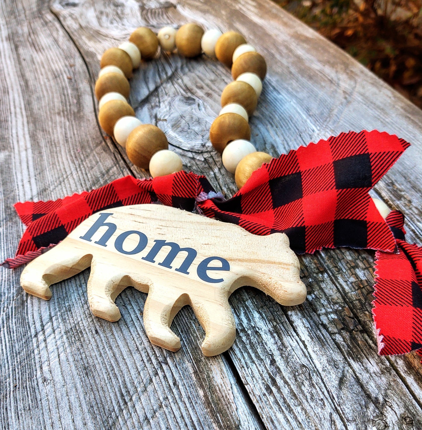 Home Bear garland